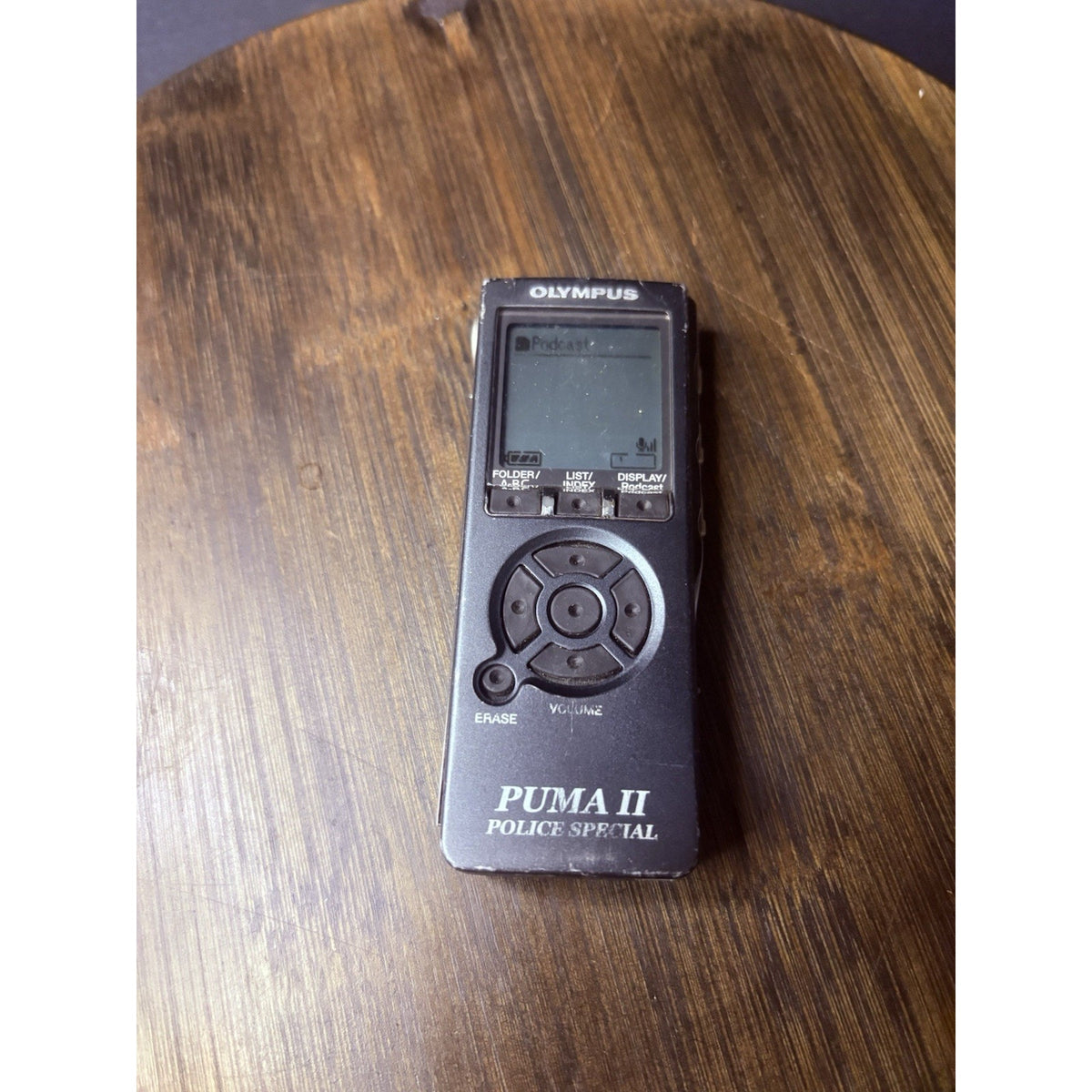 Olympus Puma II Voice Recorder w/Holster, Law Enforcement Dictation