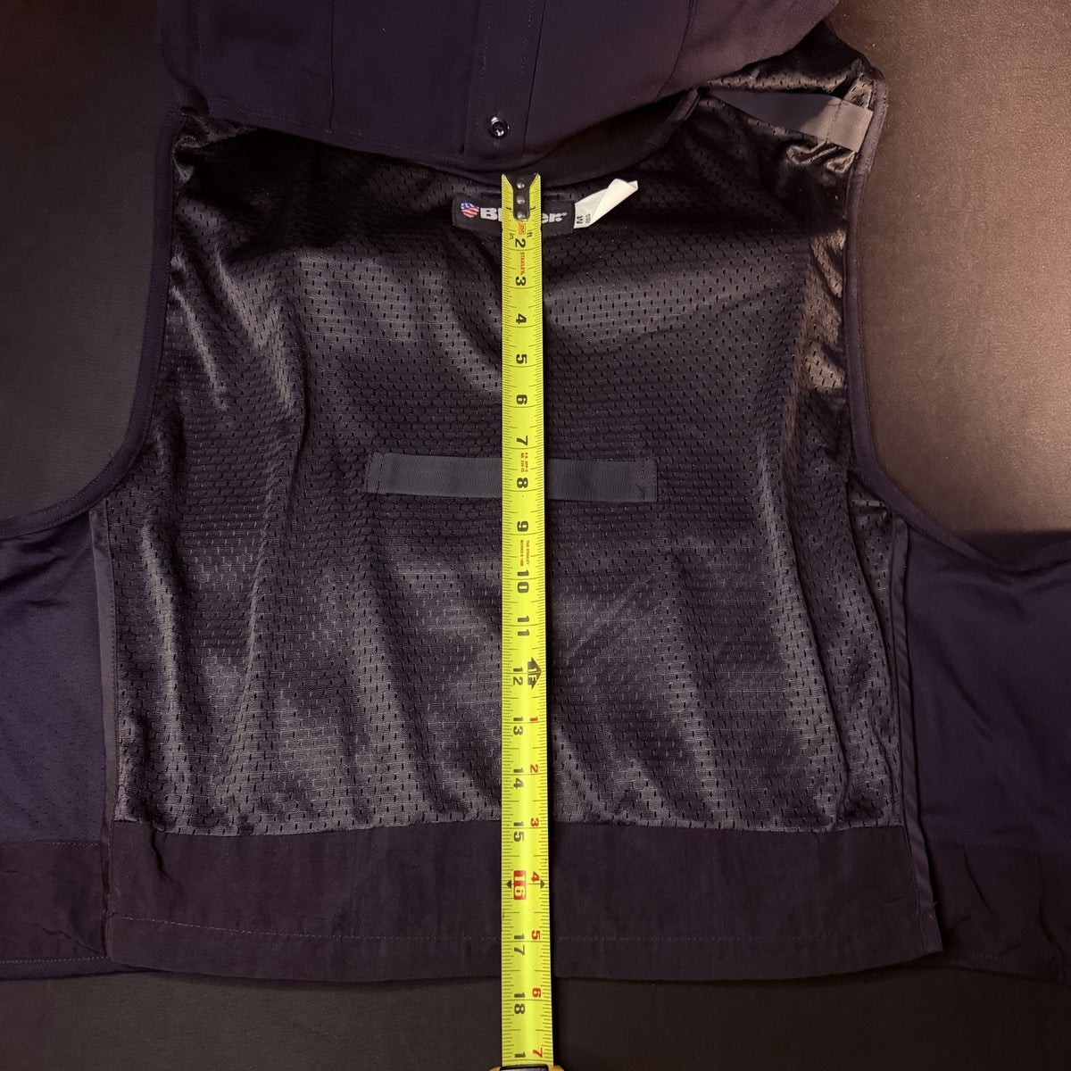 Blauer Body Shield Plate Carrier Vest Size Medium Dark Navy w/Pockets 8470