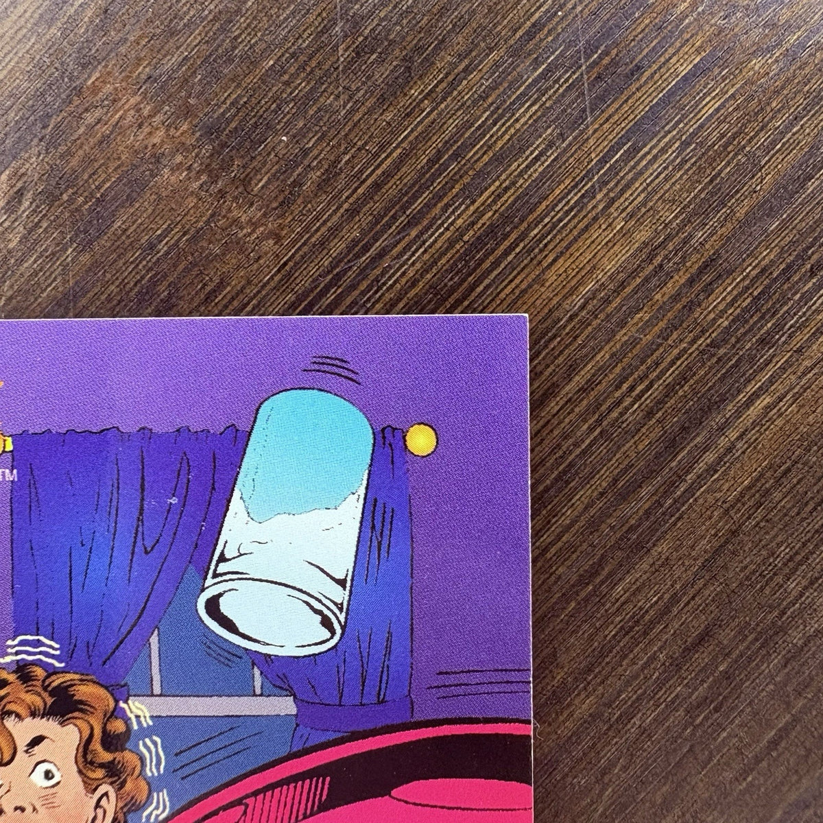 1996 Goosebumps Card Floating Food RL Stine #17 Topps