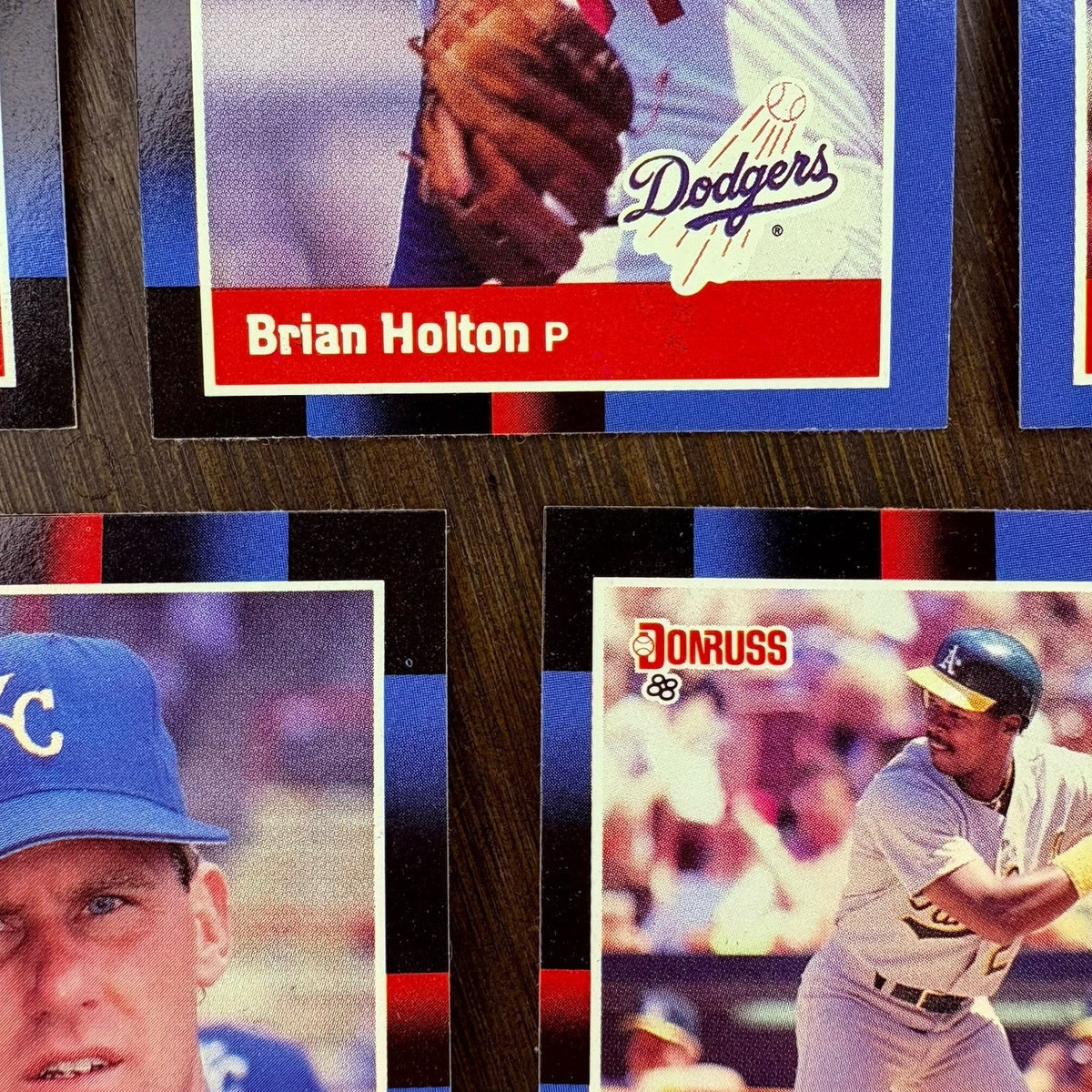 Donruss 1988 High Grade Cards #401, #402, #403, #404, #405 MLB Baseball (Lot 5)