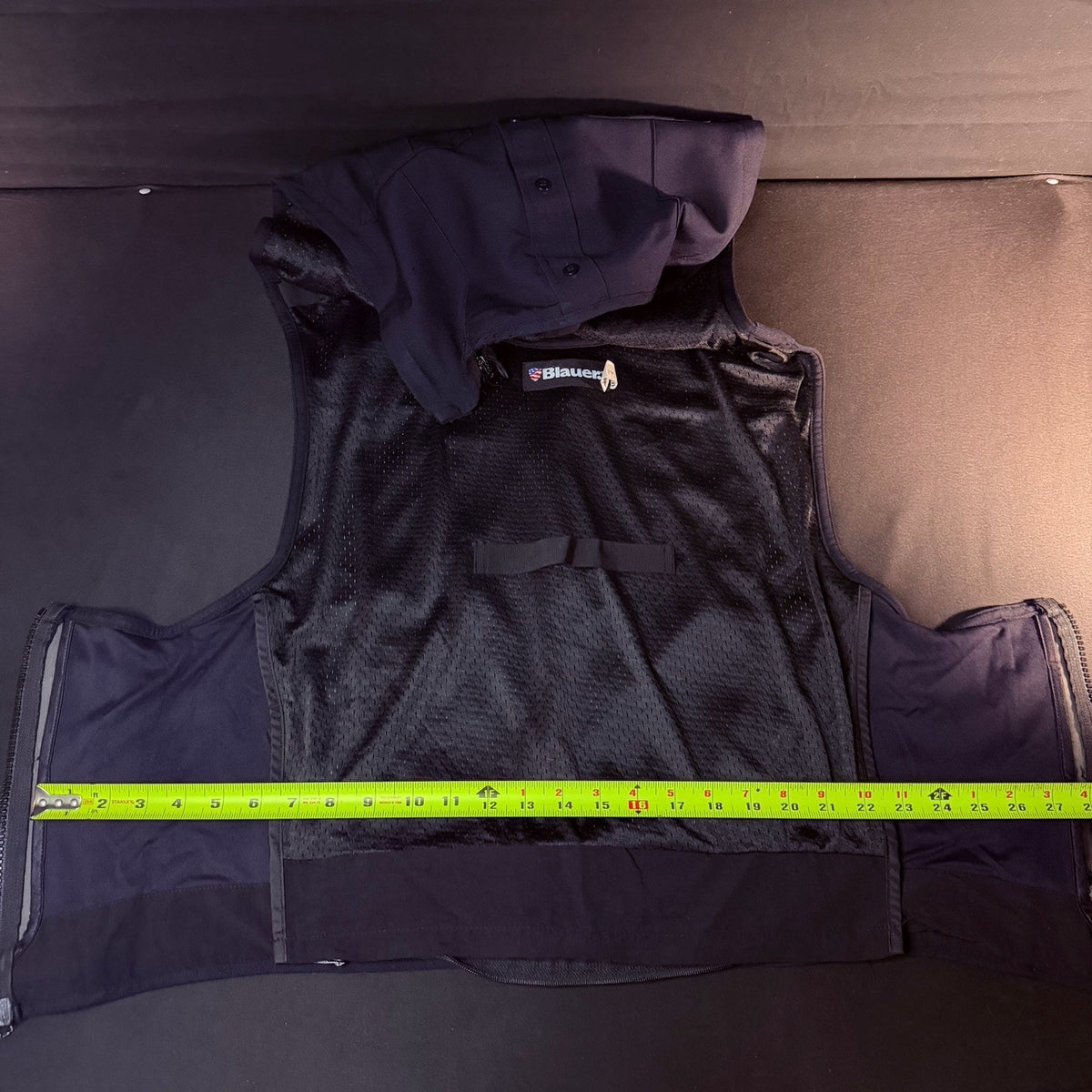 Blauer Body Shield Plate Carrier Vest Size Medium Tall Dark Navy w/Pockets 8470