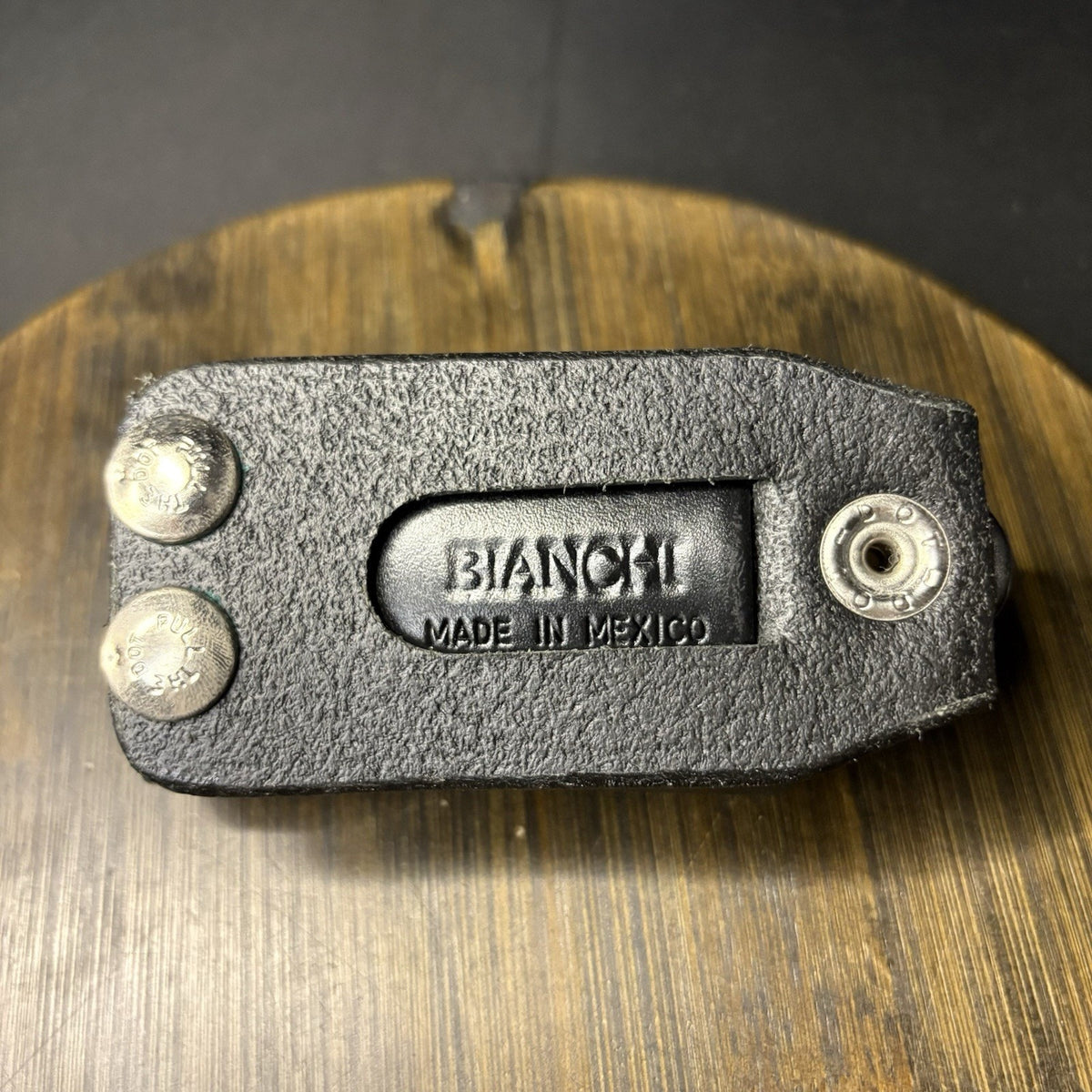 Bianchi Key Holder 31C Leather 2.25" Loop Law Quite Key Keeper