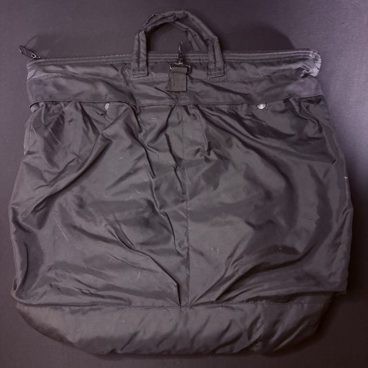 Flyers Helmet Bag with Brass Zipper & Handles 19" x 19", 3 Pocket Bag