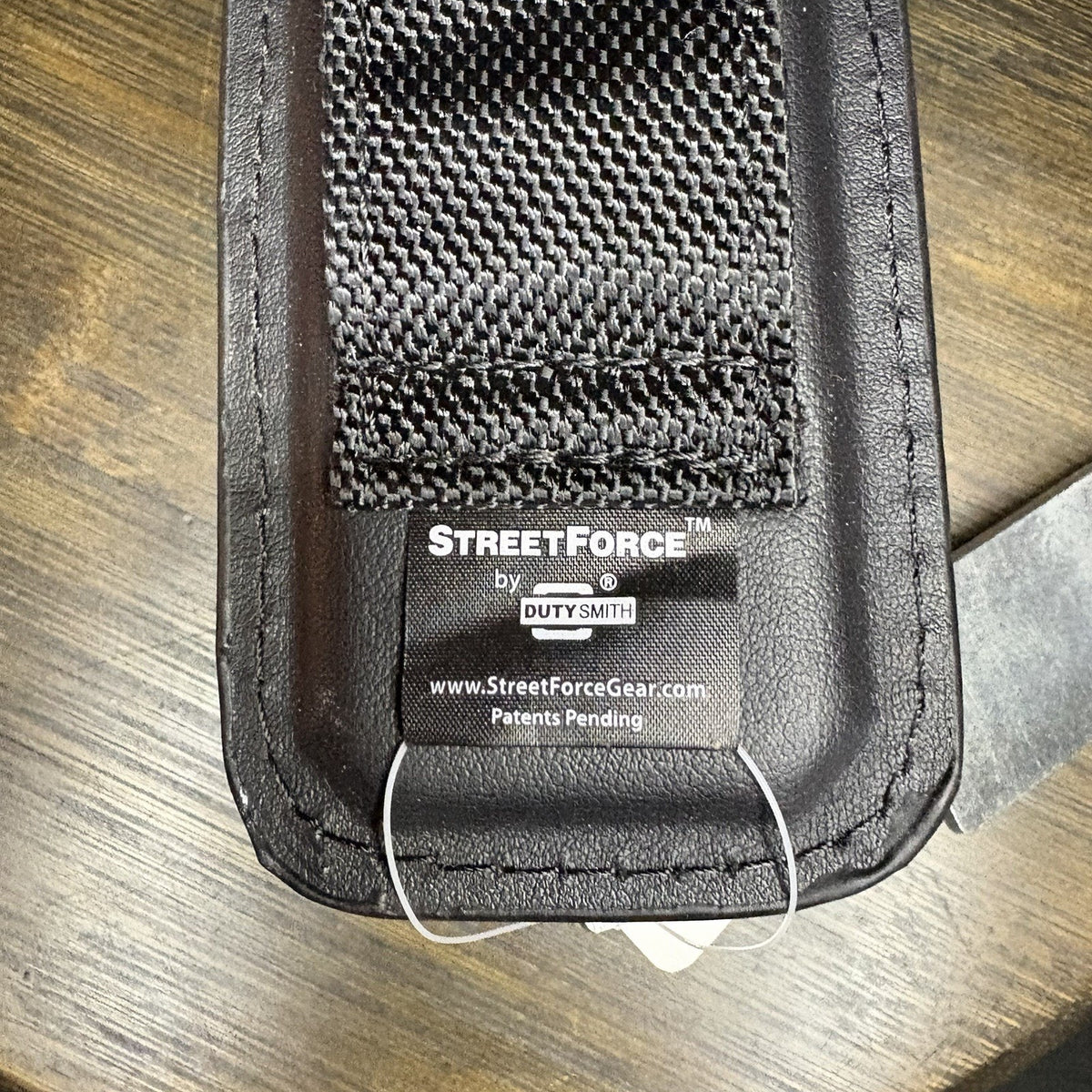 Magazine Pouch 9mm, .40, .357 Plain Black Leather Spring Loaded Rapid Deployment