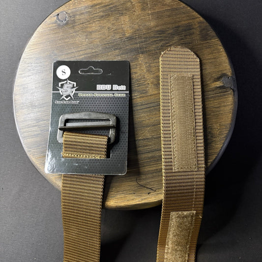 Five Star Gear Tactical BDU Nylon Belt Size Small Coyote Hook & Loop 1.75"