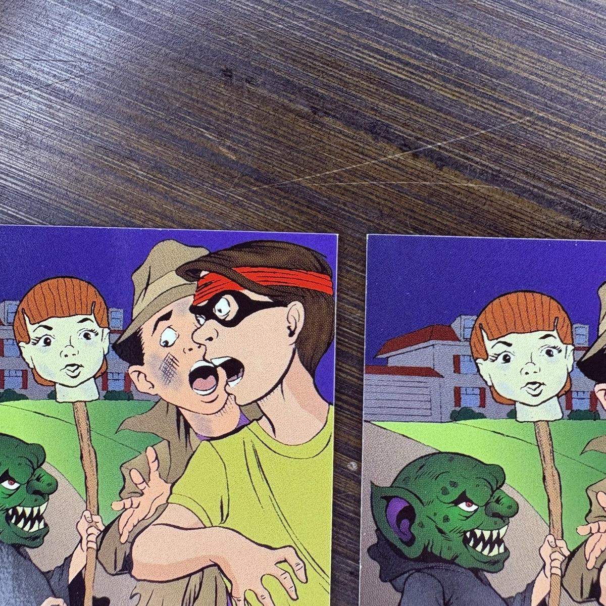 1996 Goosebumps #31 "Terrifying Turnabout" Lot Of (2) High Grade Trading Cards