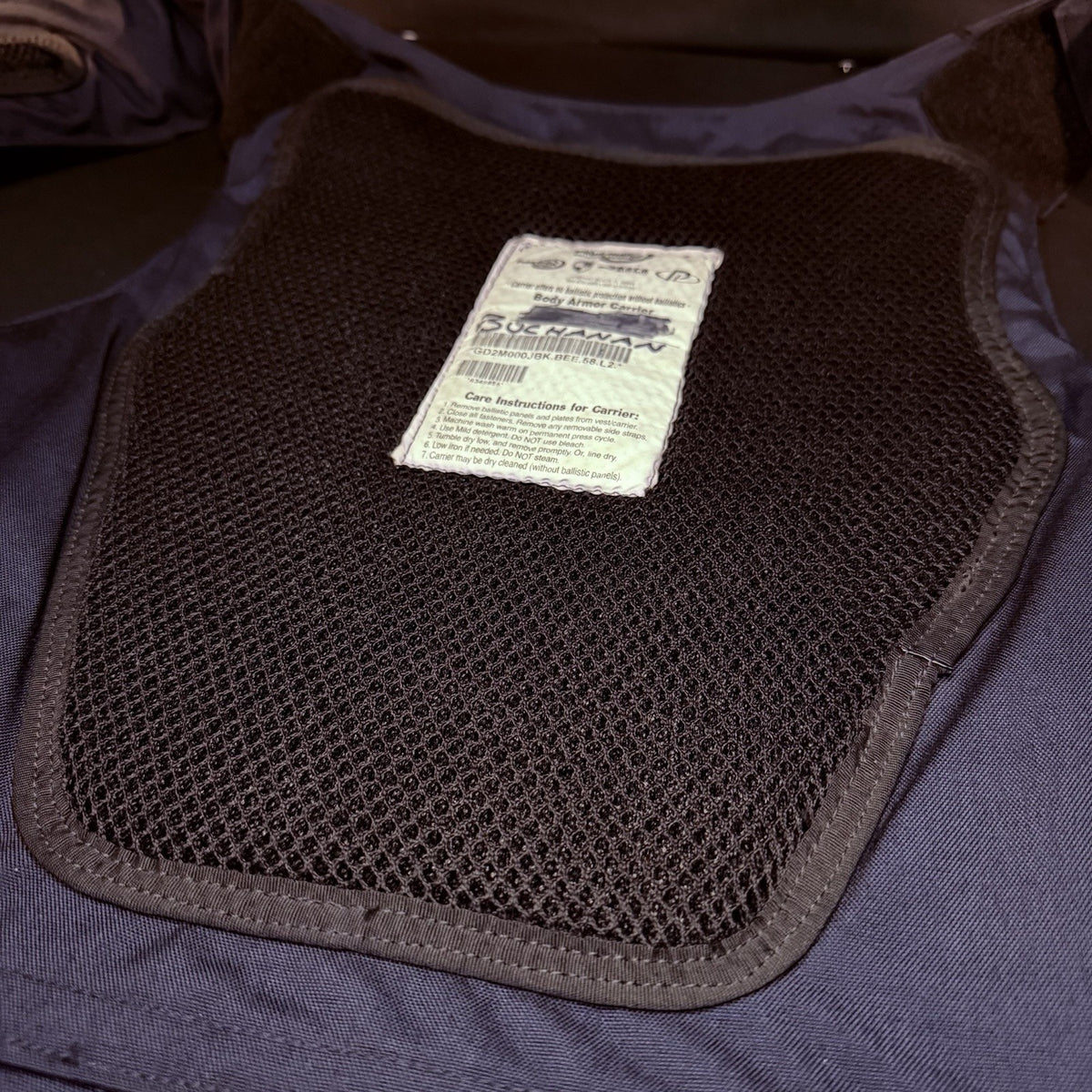 PB Tactical 3A Carrier Vest Size 3XL XXXL 58 Long Ballistic IIIA w/ Padding