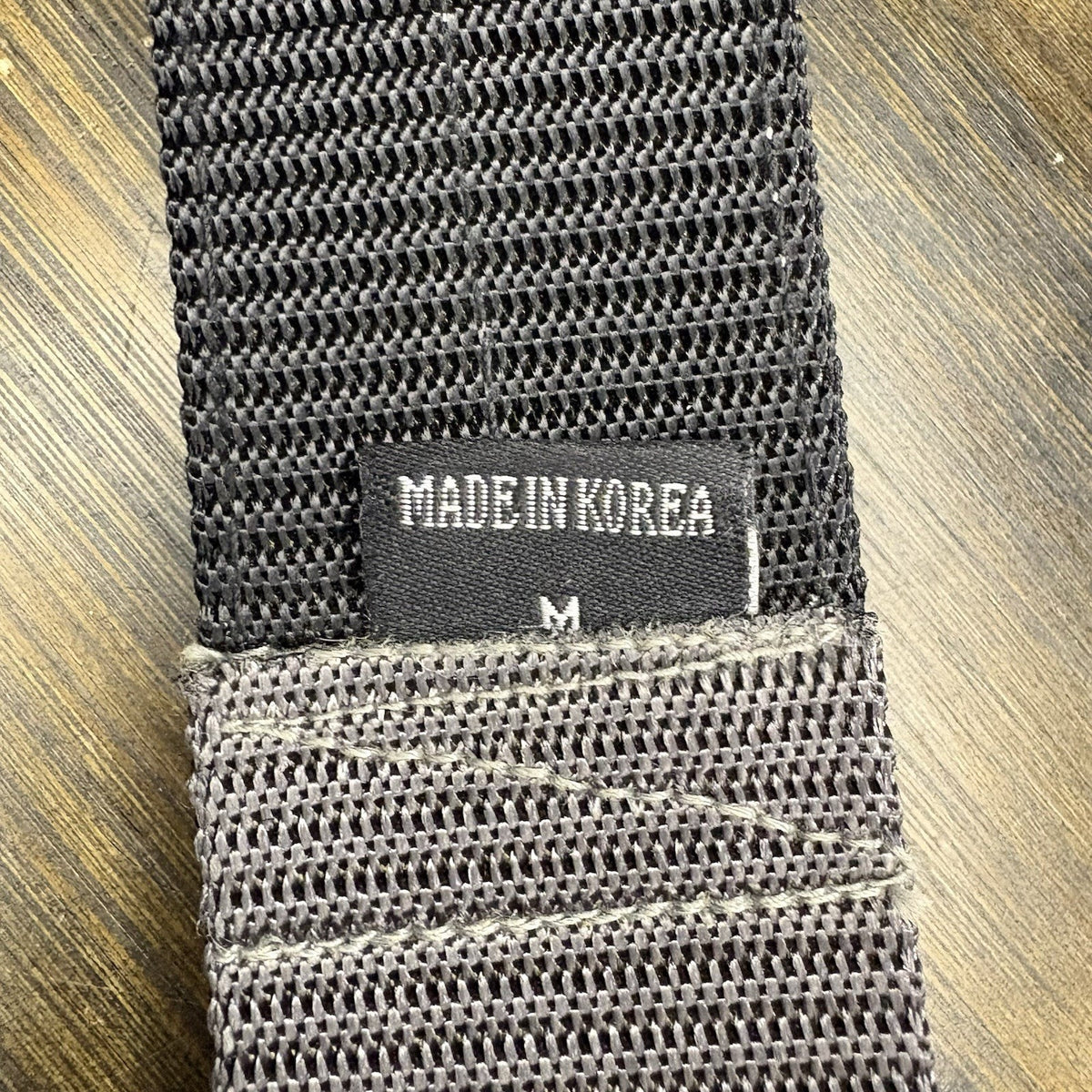 Tru-Spec Tactical Belt Size Medium Nylon Web Black Grey Reversible Heavy Duty