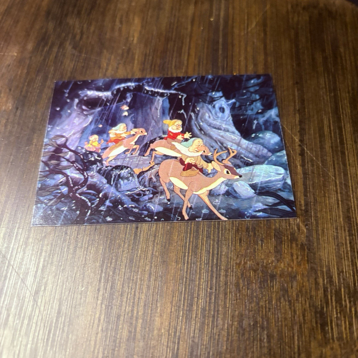 1994 SkyBox Disney Snow White Trading Card "Racing To Save Snow White" #52