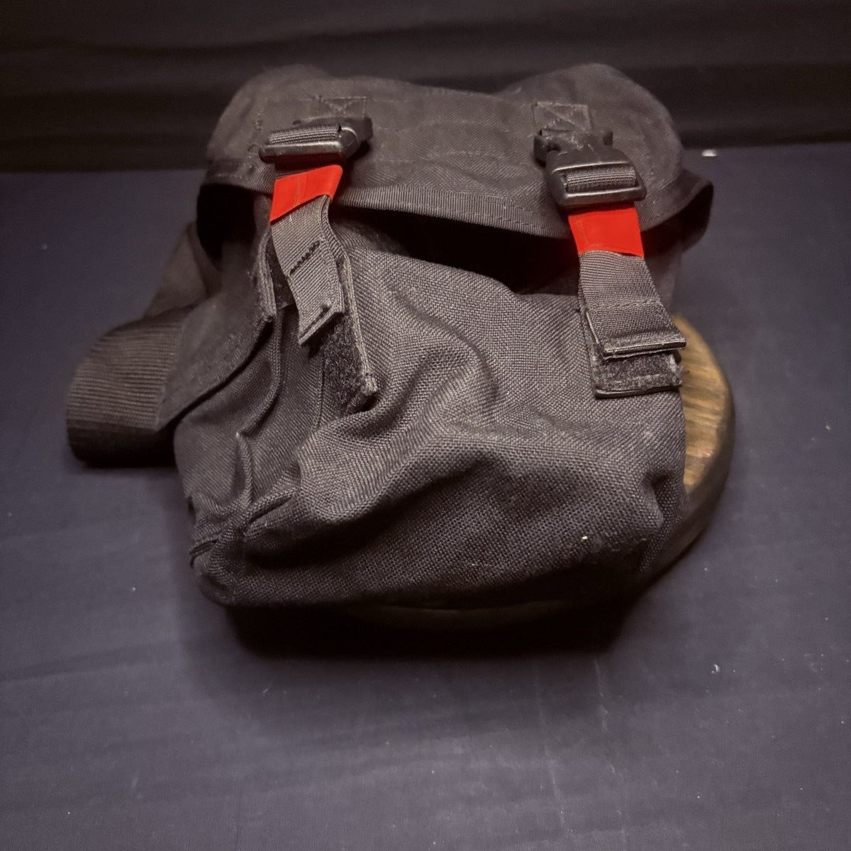 Gas Mask Or Large Utility Pouch EMT Tactical Military Hunting Black Nylon Case