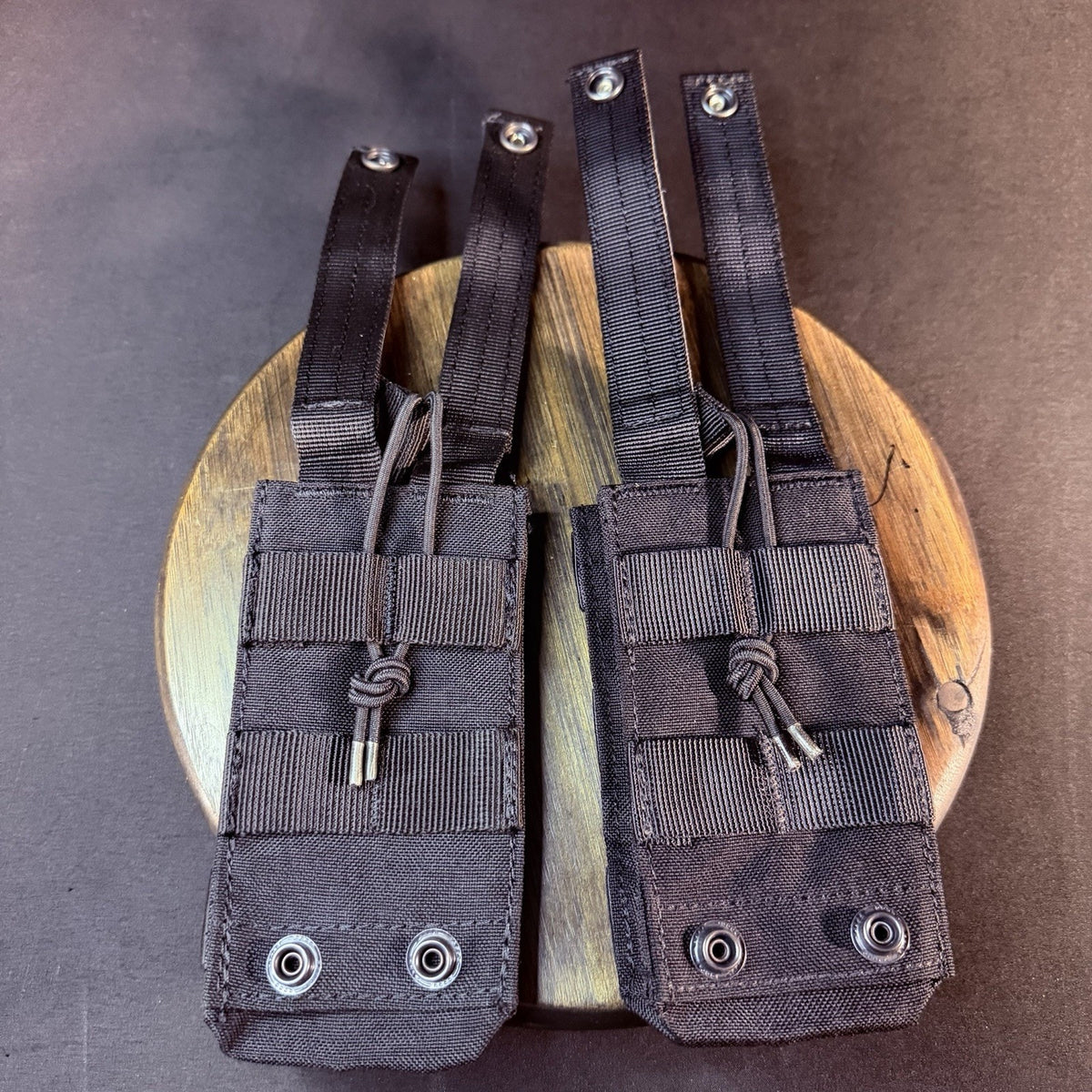 USA Made M4 Single Magazine Pouch MOLLE Black Nylon Lot Of 2