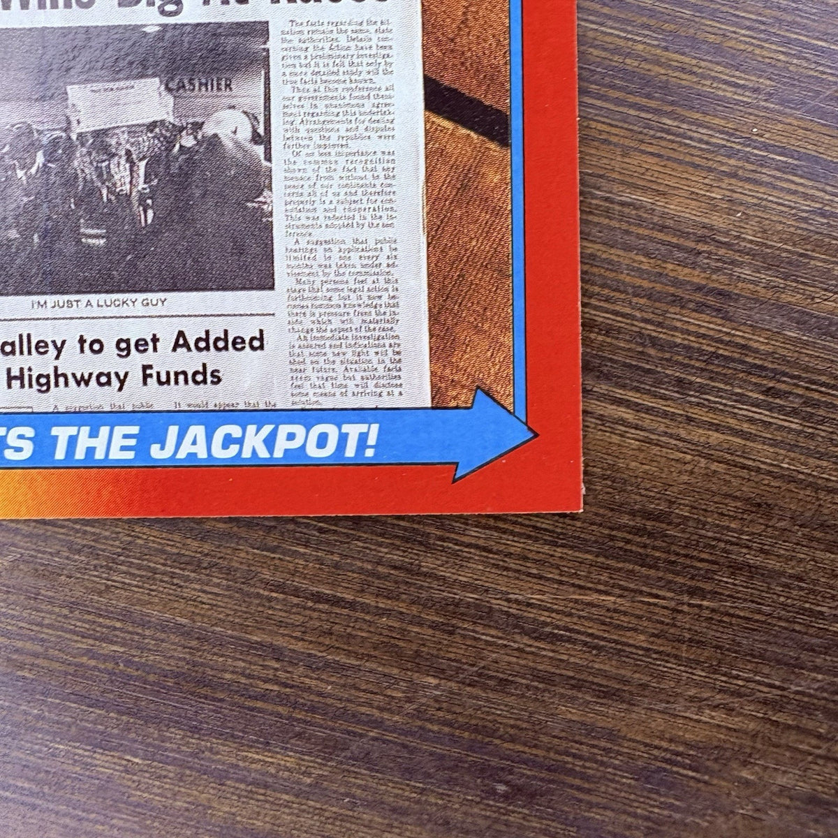 Back To The Future Part II 2 Topps Trading Card #53 "Biff Hits The Jackpot"