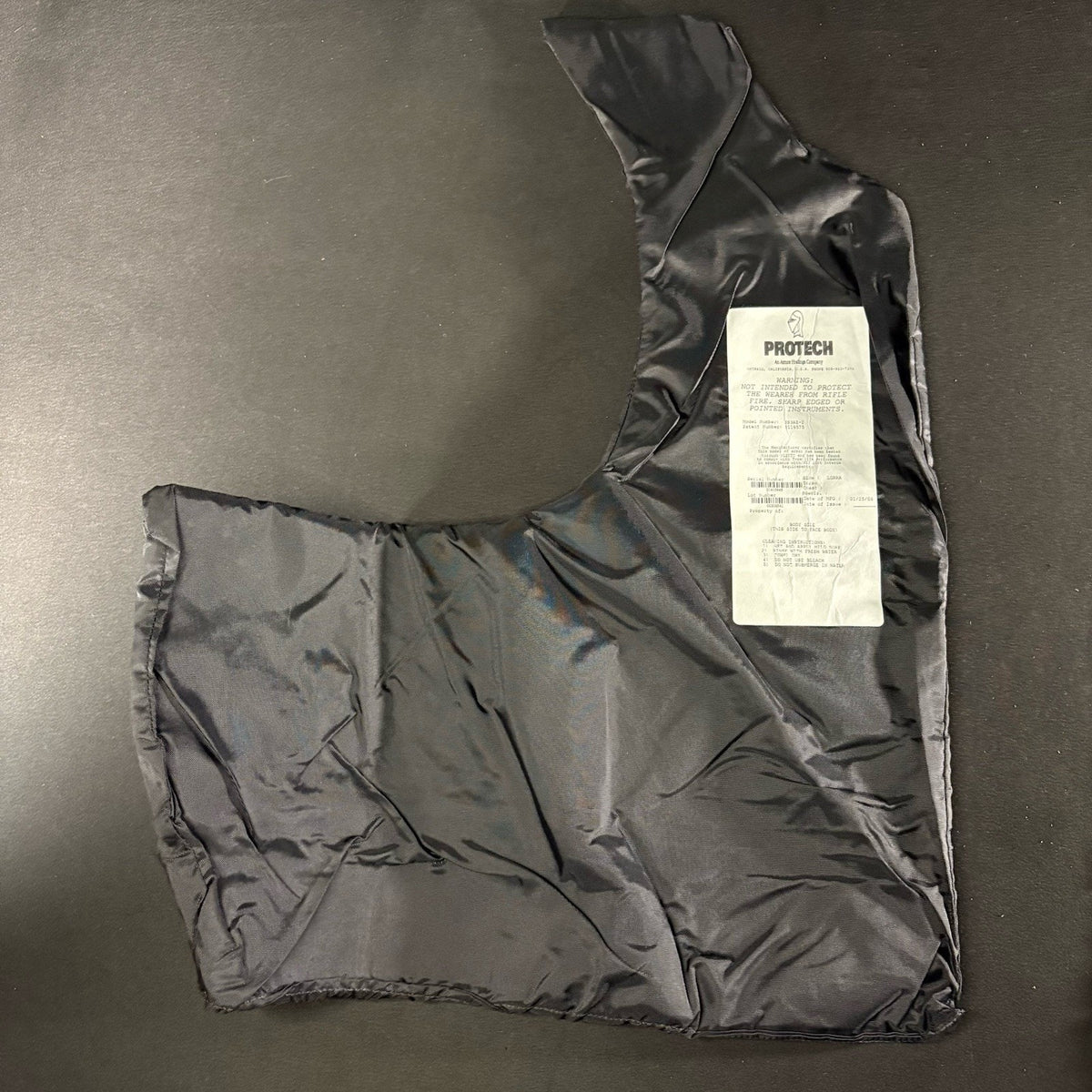Protech 3A Tactical Carrier Size Large Vest Overlap Chest IIIA Shoulder Armor