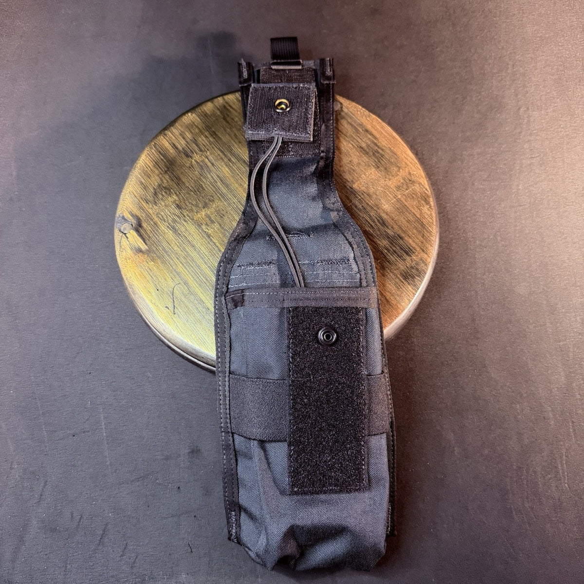 MOLLE Radio Pouch Tactical Blue Nylon Made In USA Two Way Radio Holder Carrier
