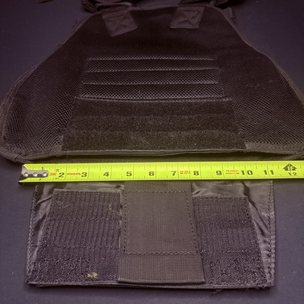 Protech Plate Carrier Vest 10"X 12" Size: Adjustable Black MOLLE
