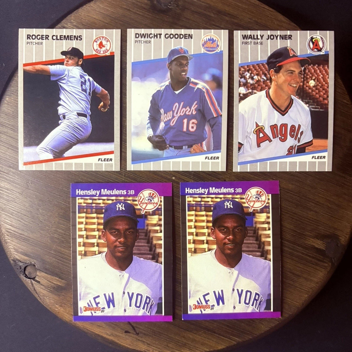 1989 Donruss #547 Fleer #85, #36, #481 High Grade Baseball Card Lot Of (5)
