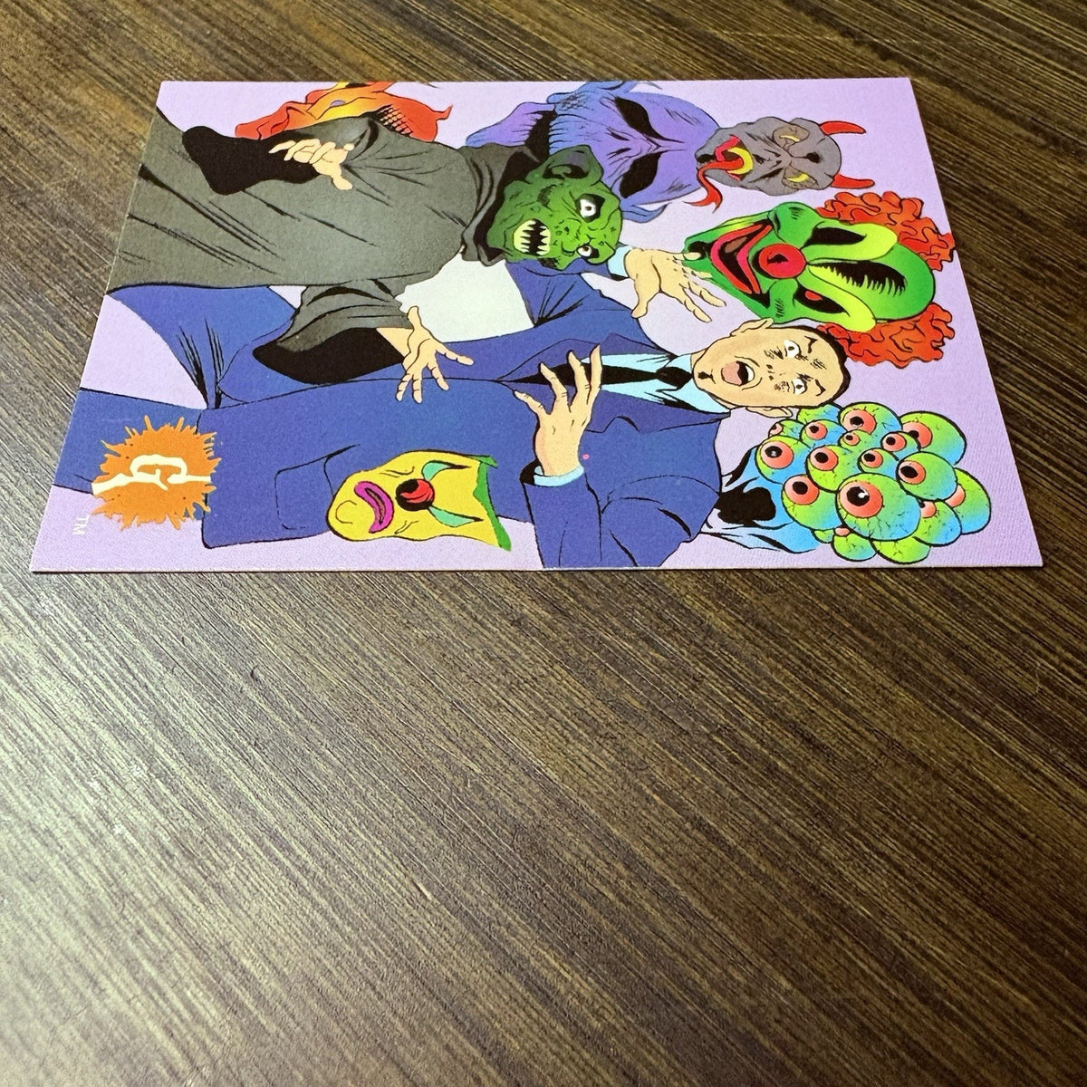 1996 Floating Faces Of Fear 33 R.L.Stine Goosebumps Trading Card, High Grade
