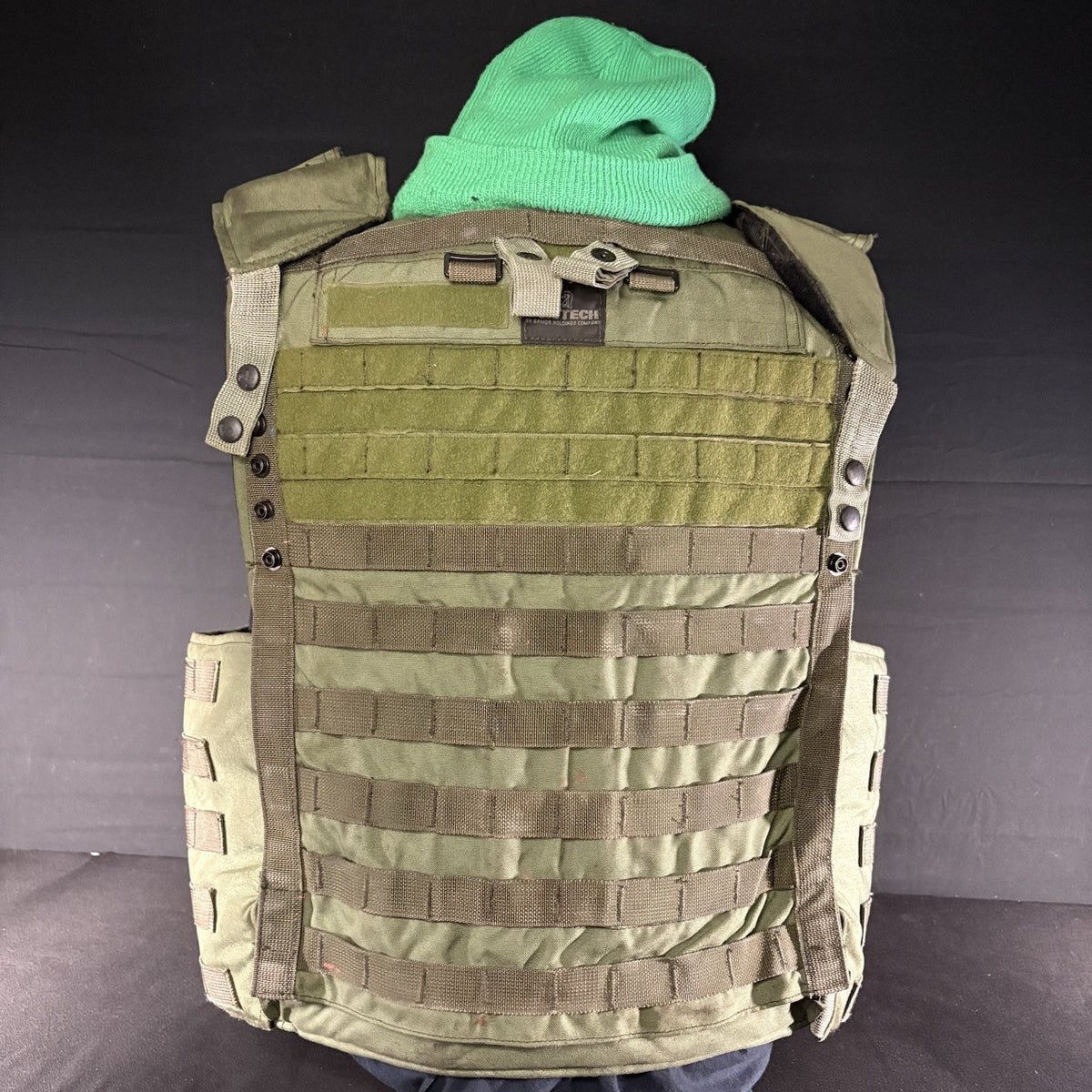 Protech 3A Tactical Carrier Size Large Vest Overlap Chest IIIA Shoulder Armor