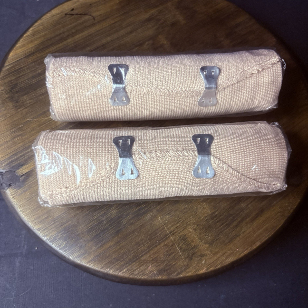 First Aid 6" Elastic Bandage with Clips Individually Sealed Rolls (2 Pack)