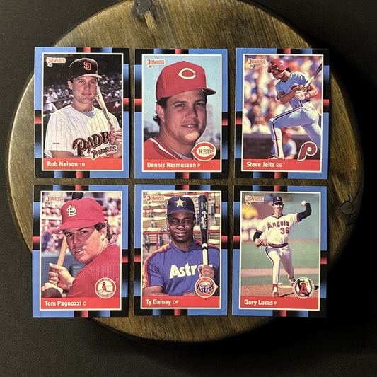 Donruss 1988 High Grade Cards #574, #575, #576, #577, #578, #579 (Lot of 6)