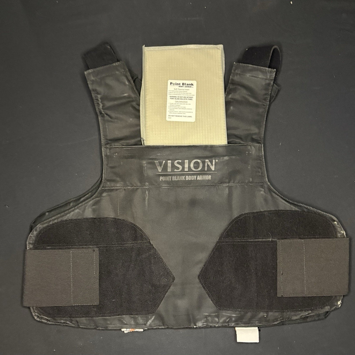 PB Armor 3A Bullet Proof Vest IIIA Size Large w/ Trauma Plate Concealable Vest