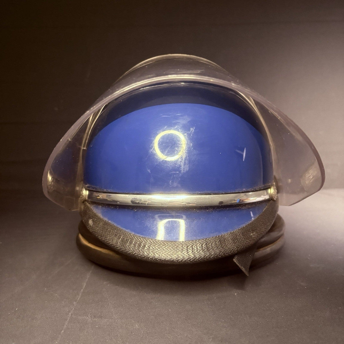 VTG Police Riot Helmet Blue Size Large w/ Removable Face Shield