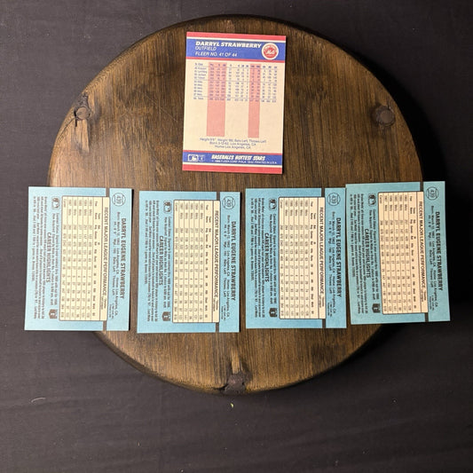 Darryl Strawberry Lot (5) Baseball Cards 1988 Fleer HIGH GRADE New York Mets MLB