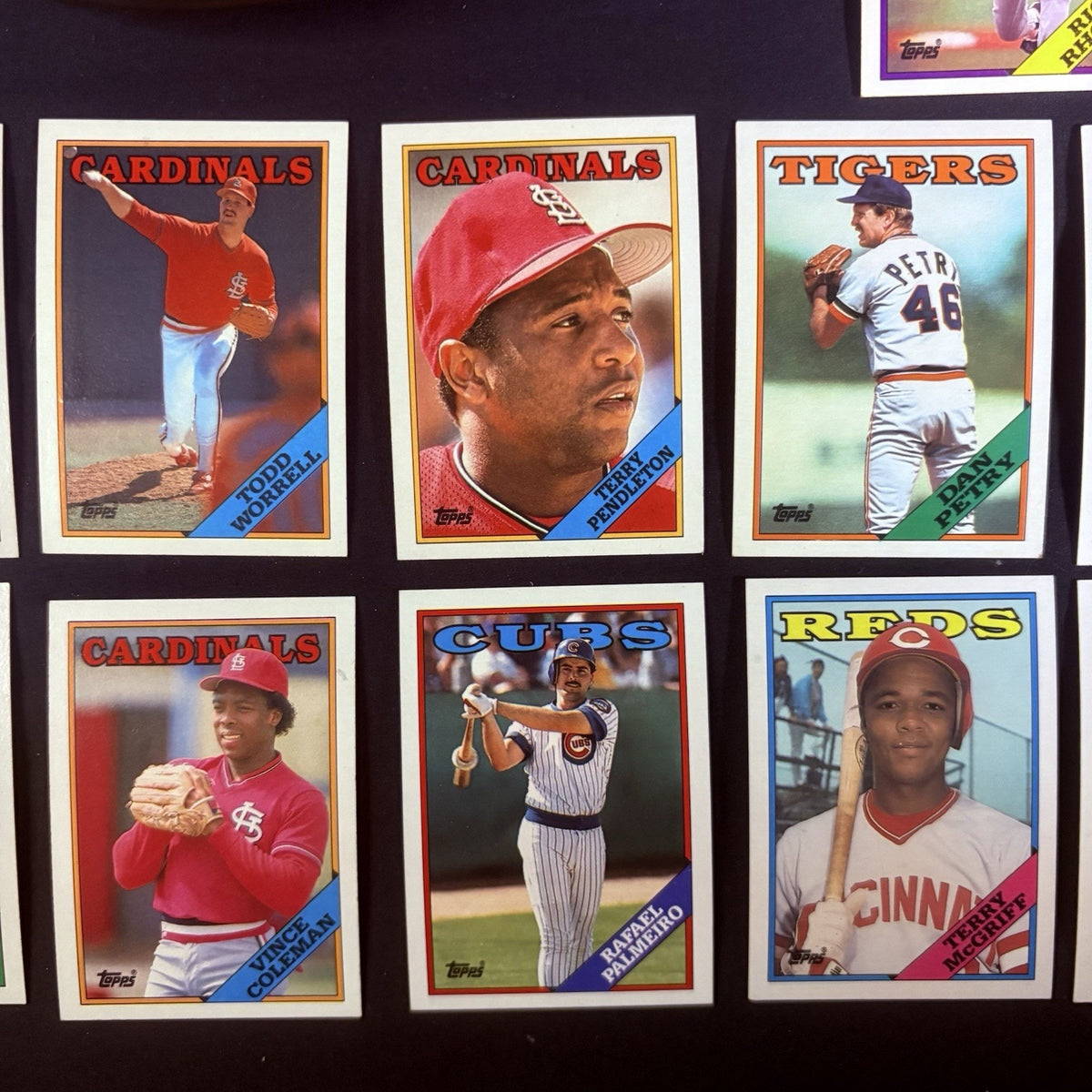 1988 TOPPS High Grade Baseball Card Lot Of 35