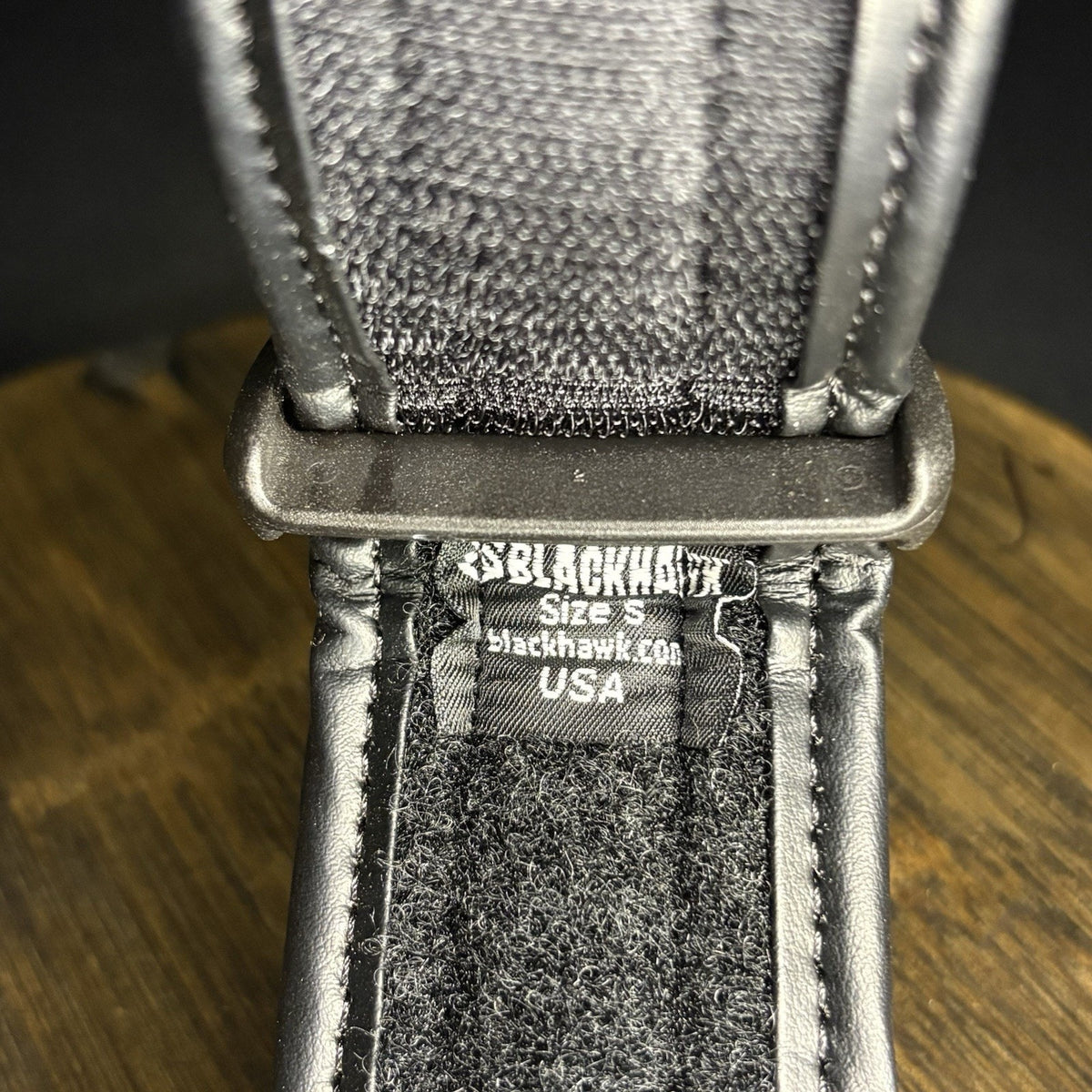 BLACKHAWK Duty Belt Size Small Cop-Lok Buckle, Basketweave Black Reinforced 2"