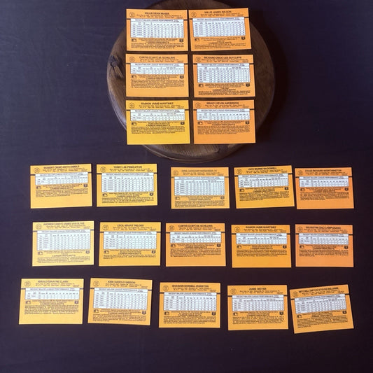 1988 Donruss High Grade Baseball Lot Of (21) Cards All NM See Photos