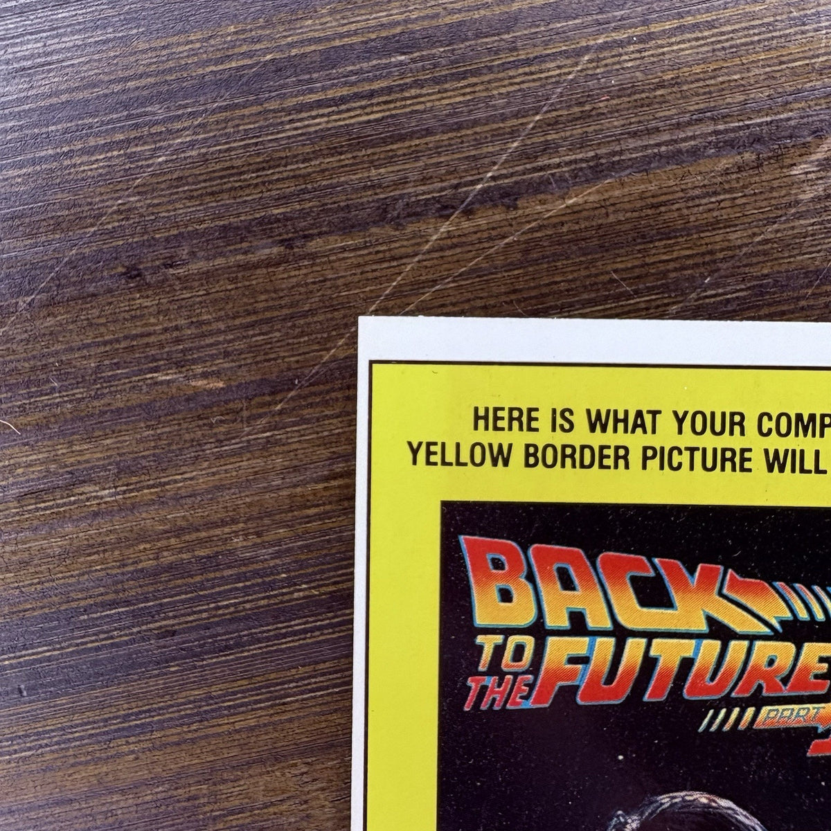 1989 Topps Back to the Future Part II Stickers #11 Delorean Time Machine