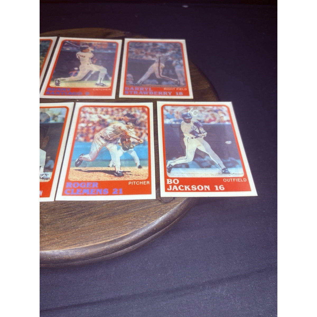 Vintage 1988 Hologram Sportflics (Lot of 7) Rare High Grade Card BO JACKSON