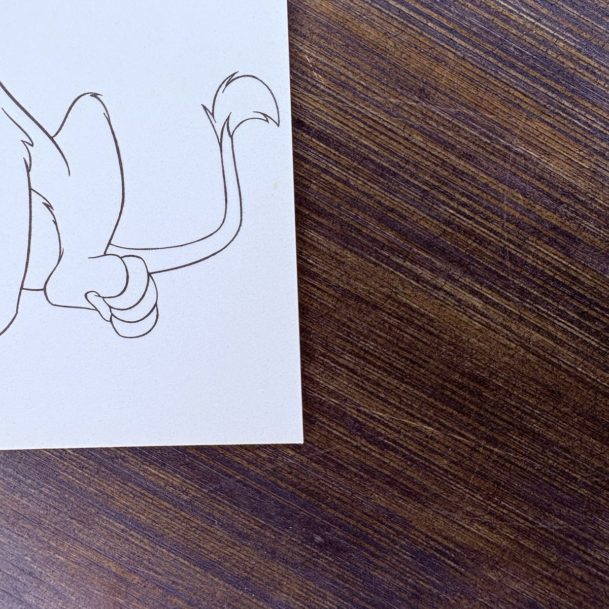 1994 SkyBox Disney's The Lion King: Nala Coloring Card High Grade, See Photos