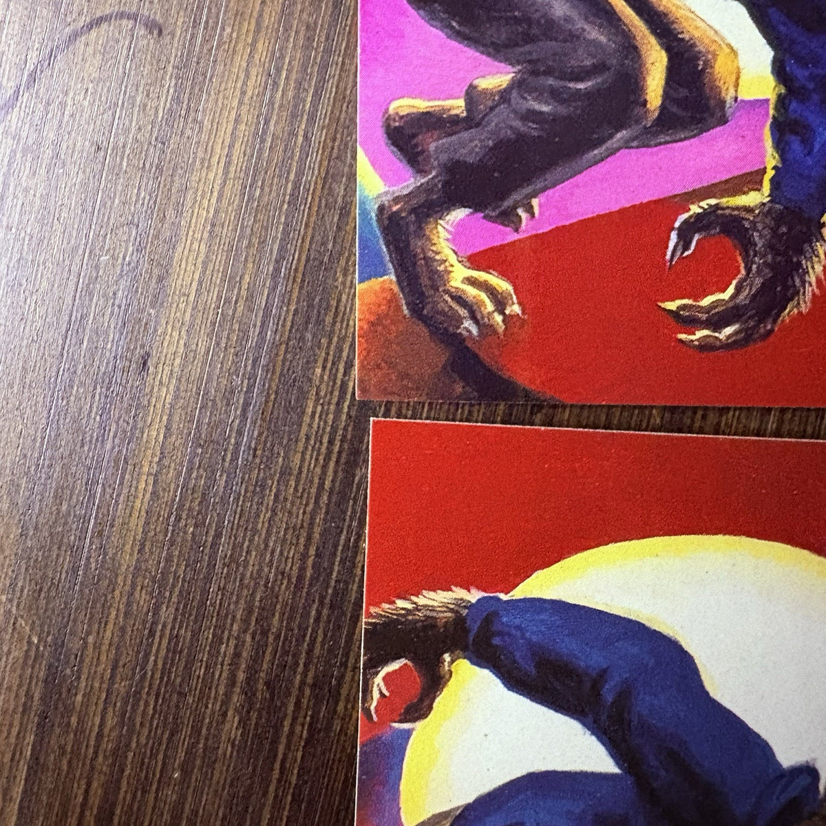 1996 Goosebumps #38 Werewolf Lot Of (4) High Grade Topps Trading Cards See Photo