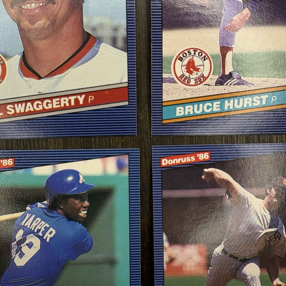 Donruss 1986 High Grade Cards #95, #594, #517, #483, #627, #406 (Lot Of 6)