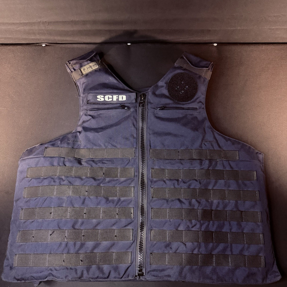 PB Tactical 3A Carrier Vest Size XXL 54Long Blue Ballistic IIIA w/Vented Padding