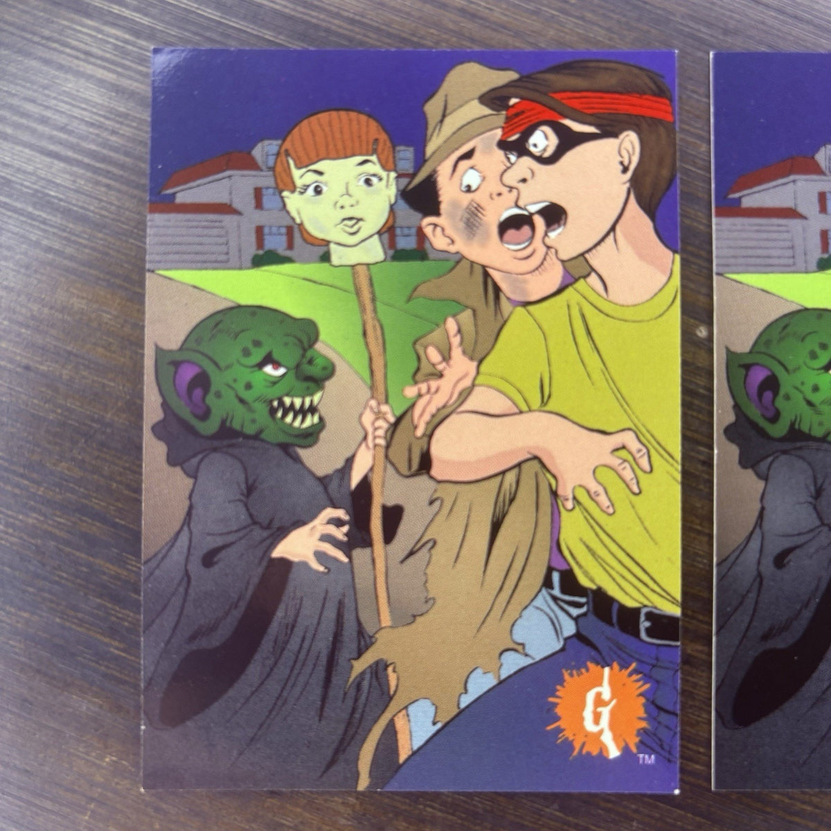 1996 Goosebumps #31 "Terrifying Turnabout" Lot Of (2) High Grade Trading Cards