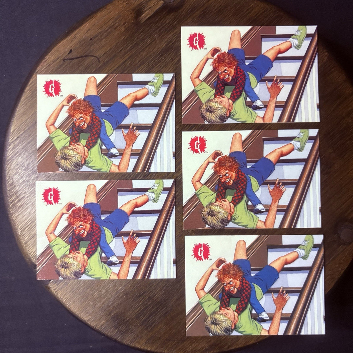 1996 Topps Goosebumps Lot Of (5) #20 Deadly Dummy High Grade Topps Trading Cards