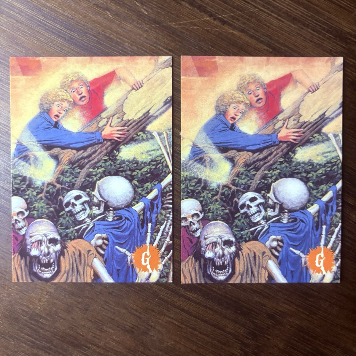 1996 Goosebumps #3 Death of the Living Dead Lot Of (2) High Grade Topps Card
