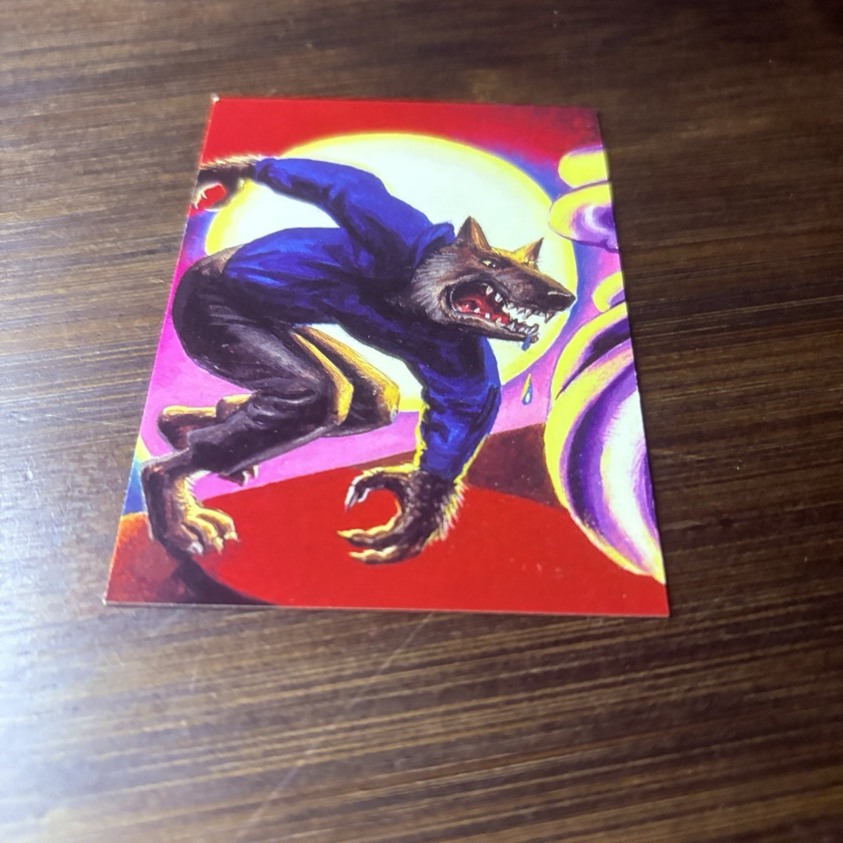 1996 Topps Goosebumps Trading Cards #38 Werewolf High Grade, See Photos