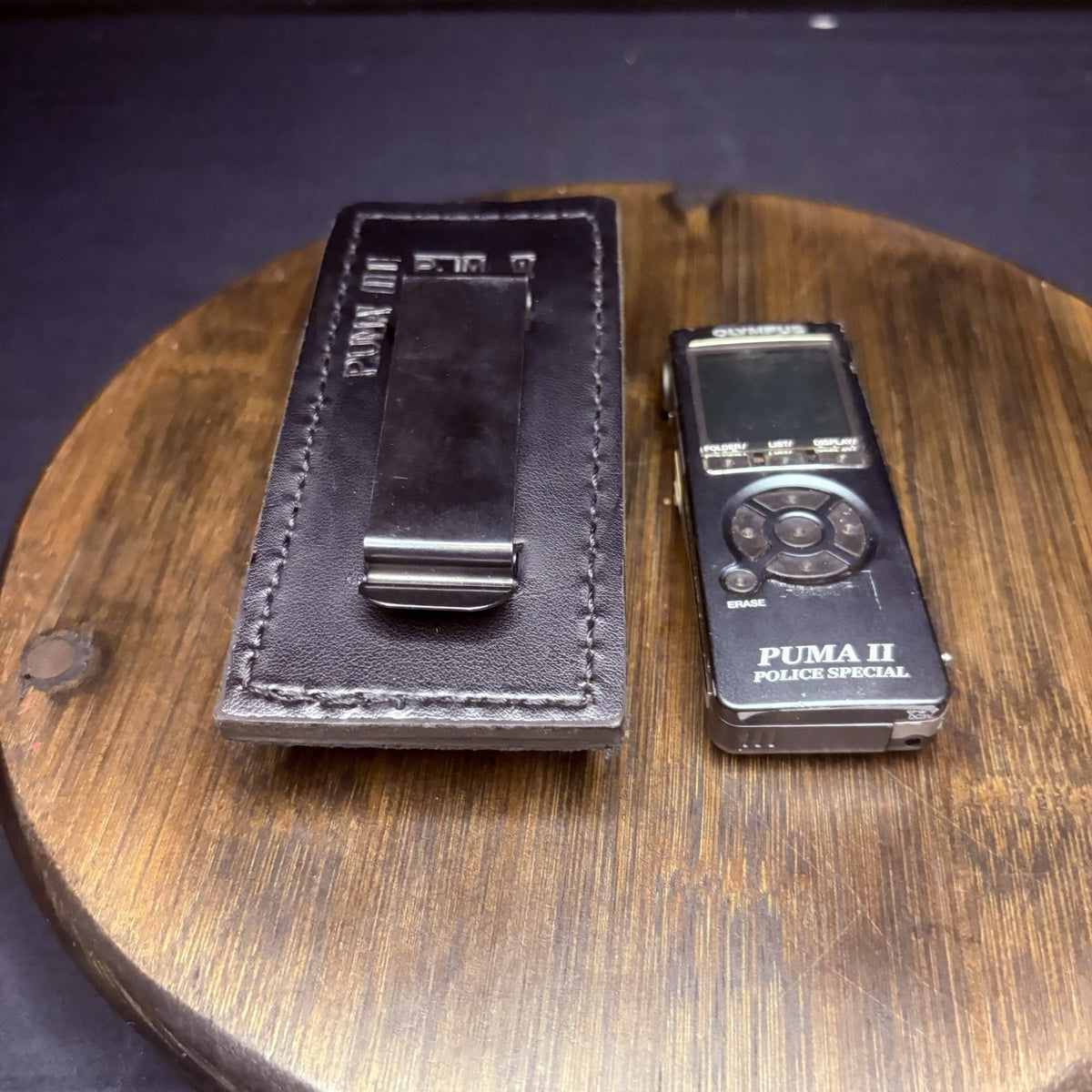 Olympus Puma II Voice Recorder w/Holster, Law Enforcement Dictation