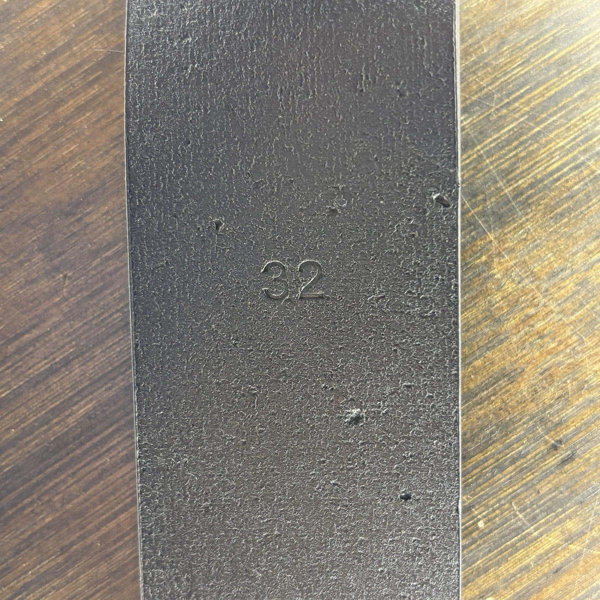 Galls Off Duty Belt Size 32” Plain Black Leather w/ Chrome Buckle LP1213 Law Pro