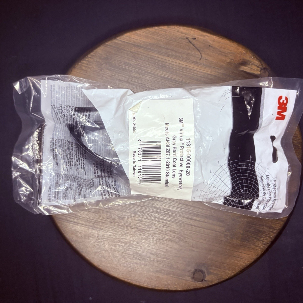 3M Protective Eyewear Virtua AP, 11815 Gray Hard Coat Lens