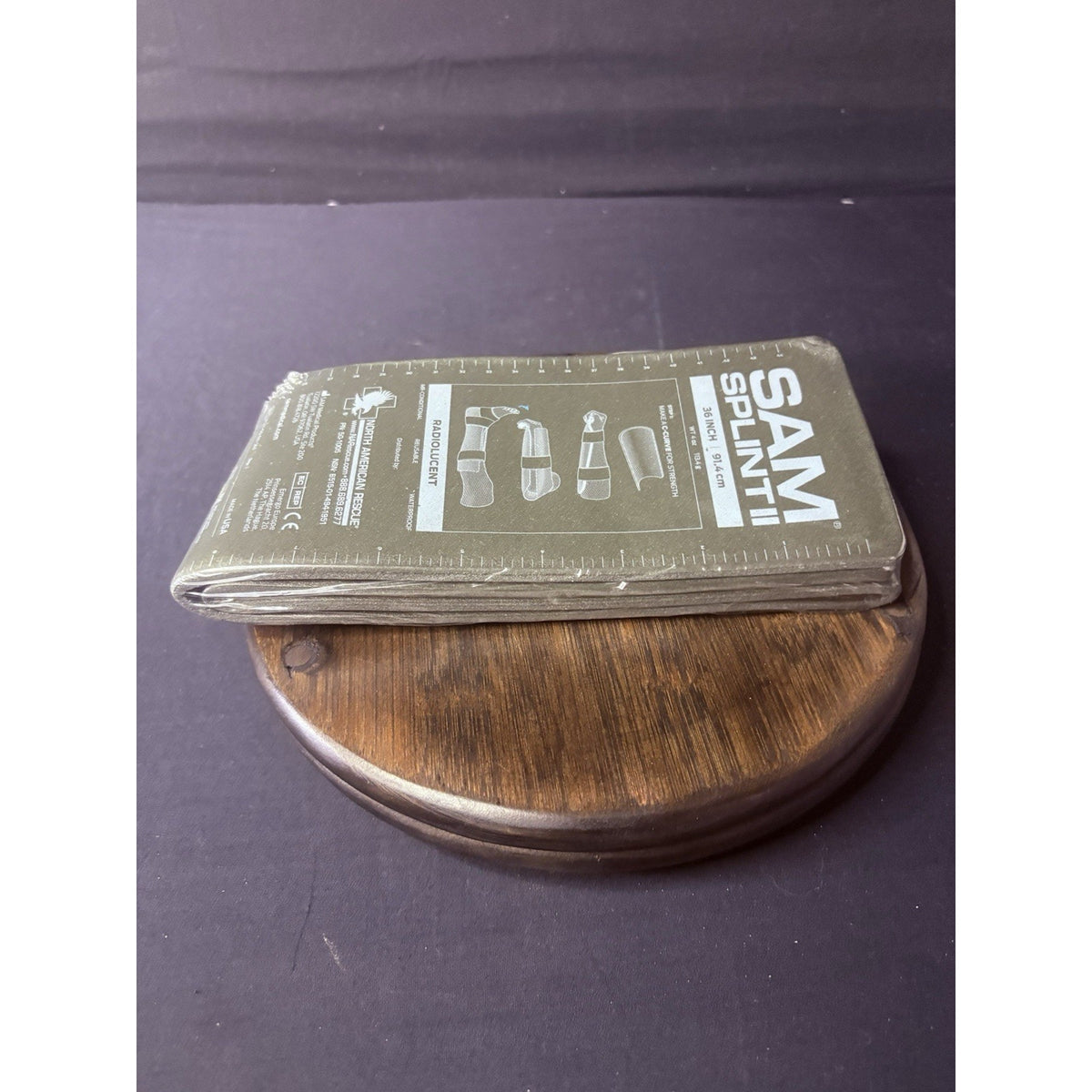 36" SAM Splint II For First Aid Kit, Gray SAM Splints, Army Style for Trauma