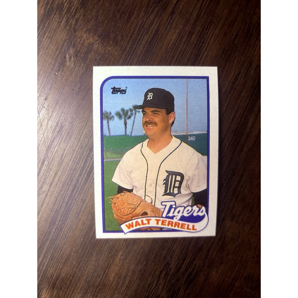 1989 Topps #127 Walt Terrell Tigers 8 High Grade See Photos