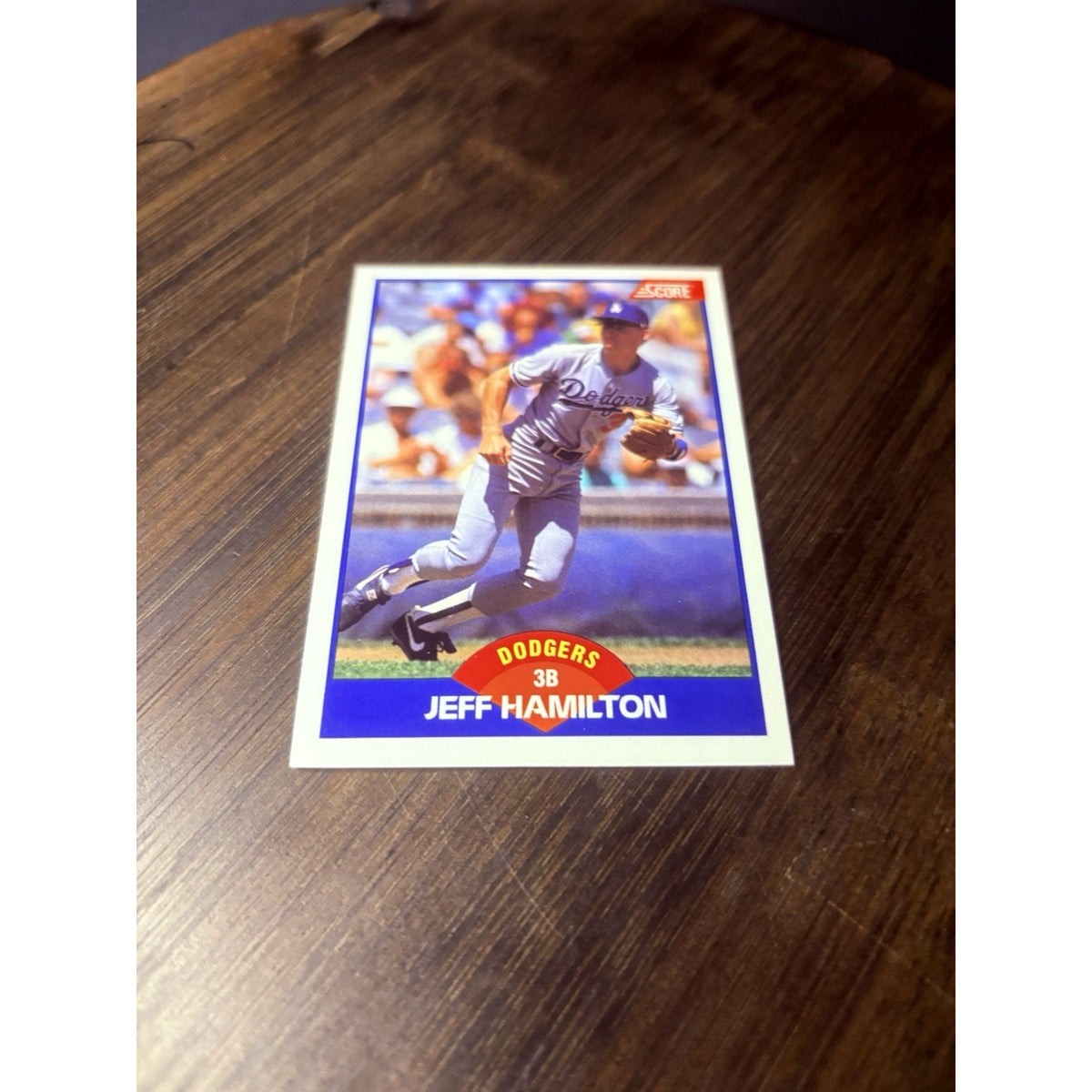 1989 Score Jeff Hamilton A Los Angeles Dodgers #570 High Grade Baseball Card