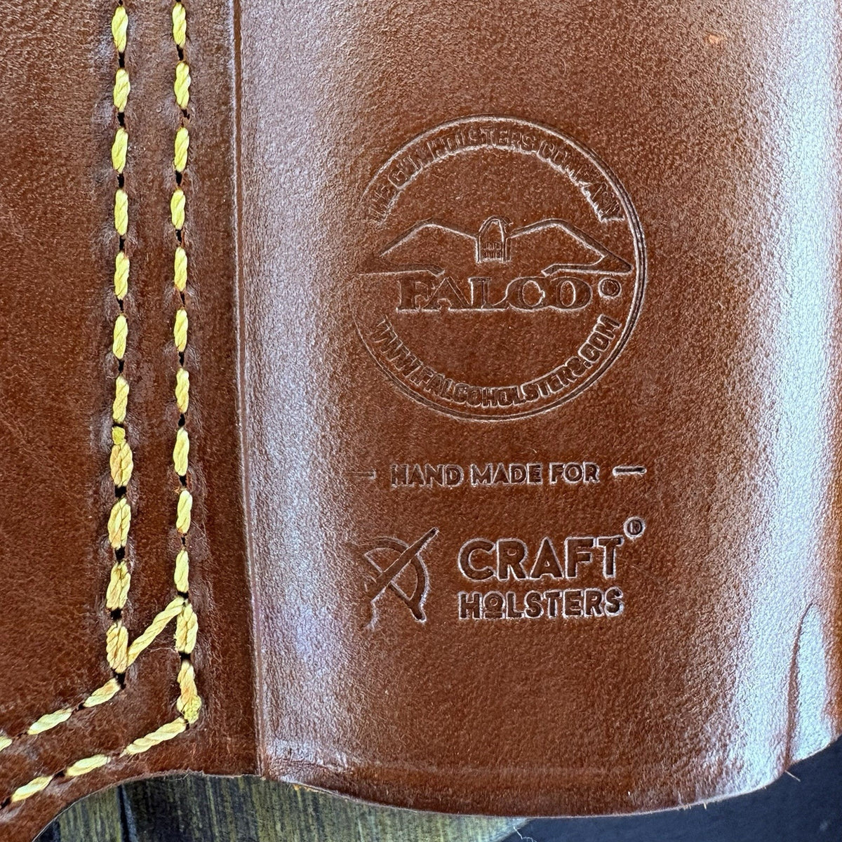 NEW Falco SOB Holster For Big Revolvers Brown Leather Made For Craft Holsters