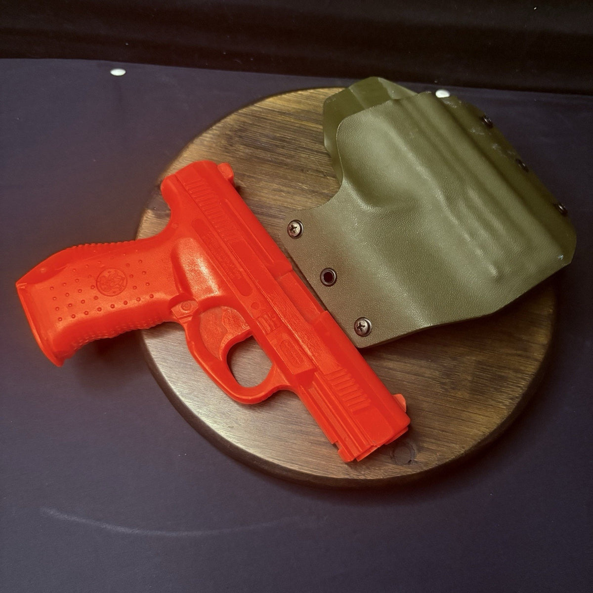 Smith And Wesson Kydex Holster Size SW99 OD Green Double Belt Loops
