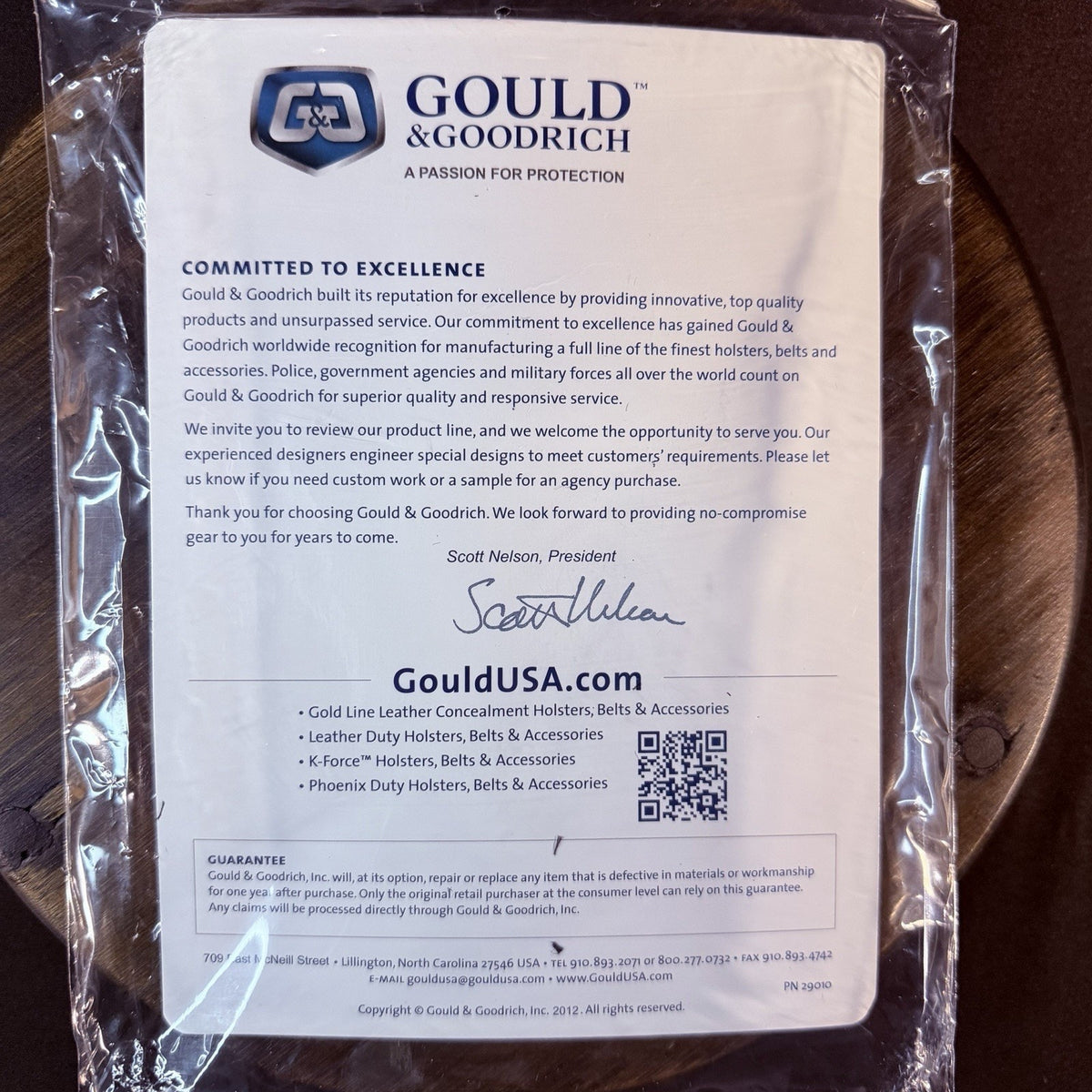 Gould & Goodrich Handcuff Case MOLLE XM71 Black Hard Molded Nylon