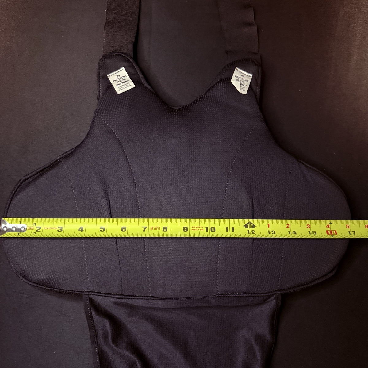 ABA Women's Level 2 II Vest Size Small Concealable Black Ballistic Body Armor